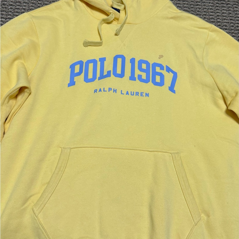 Ralph Lauren Polo 1967 Yellow Hoodie
